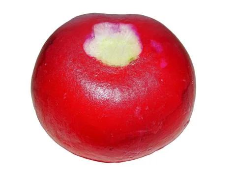 Radish isolated on white background Fotos Stock