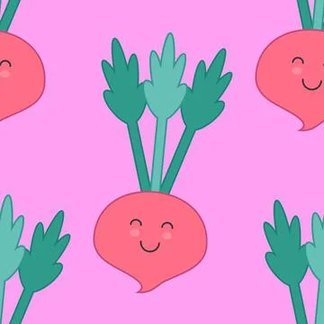 Radish pattern Stockillustratie