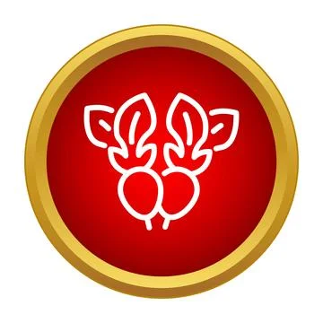 Radish root vegetable healthy eating icon concept Stock Illustration