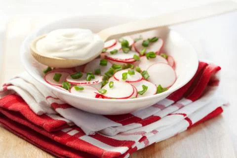 Radish salad Stock Photos