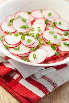 Radish salad Stock Photos