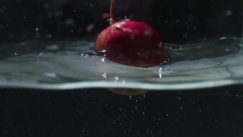 Radish on water macro shot Video stock 274859832