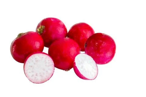 Radish on white. Stock Photos