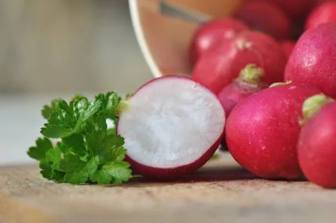 Radishes Stock Photos