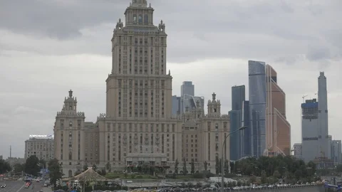 Radisson Collection Hotel Moscow 库存影片 112281119