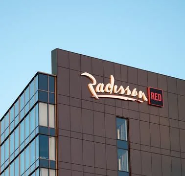 Radisson Red Hotel Building Fotos Stock