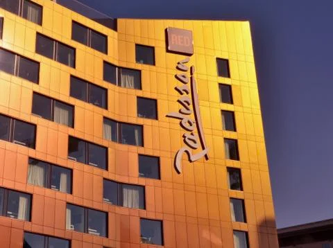 Radisson Red hotel, Glasgow Stock Photos