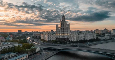 Radisson Royal Hotel, Moscow Vídeo Stock 80377307