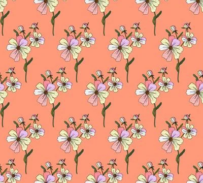 Raditional Indian Paisley pattern on background. allover pattern Stock Illustration