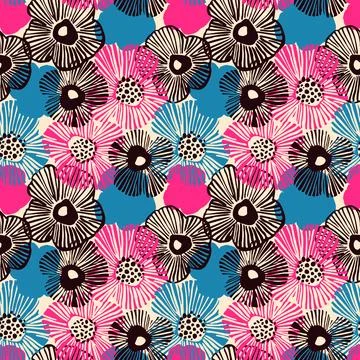 Raditional Indian Paisley pattern on background. allover pattern Stock Illustration