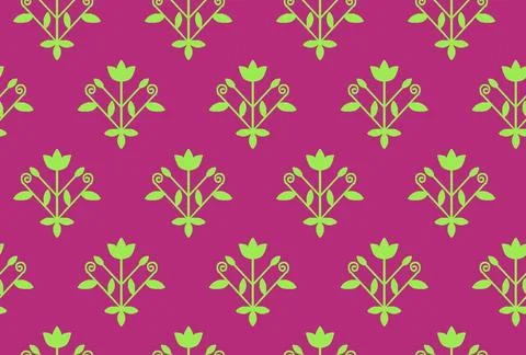 Raditional Indian Paisley pattern on background. allover pattern Stock Illustration