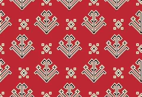 Raditional Indian Paisley pattern on background. allover pattern Stock-Illustration