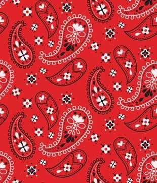 Raditional Indian Paisley pattern on background. allover pattern Stock Illustration