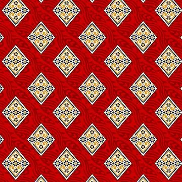Raditional Indian Paisley pattern on background. allover pattern Ilustração Stock