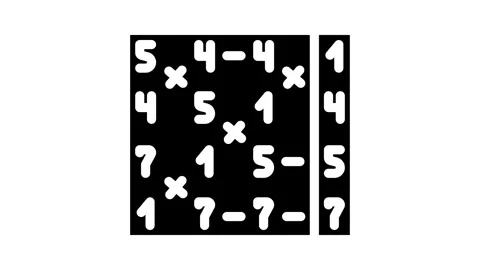 Radix sort algorithm glyph icon animation Stock Footage 326741532