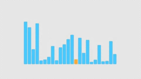 Radix Sort Clean No Text Algorithm Visualization Animation Alpha 4K Stock Footage 339514490