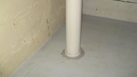 Radon Mitigation System Stockfoto's