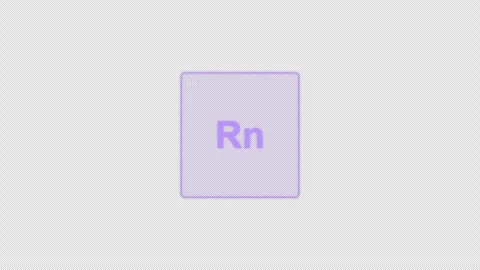 Radon Rn Periodic Table Element Tile Clean No Text Animation Video Overlay Alpha Stockbeeldmateriaal 339366794