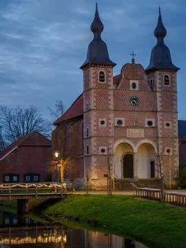 Raesfeld at christmas time Stock Photos