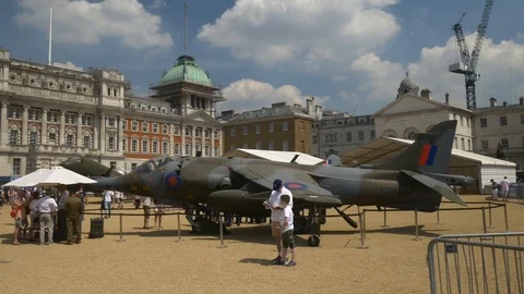 RAF 100 Horse Guards 2 Video stock 91897583