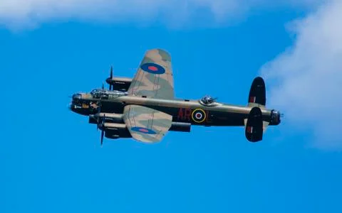 RAF Coningsby, Lincolnshire, UK, September 2017, Avro Lancaster Bomber PA474  Stock Photos