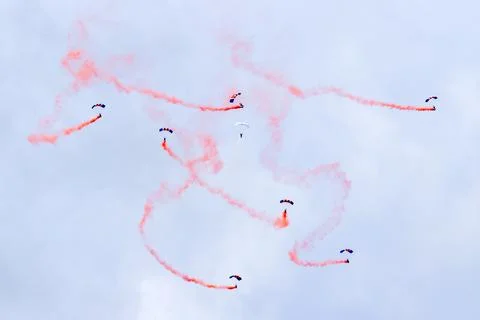 RAF Falcons Display Team Foto stock