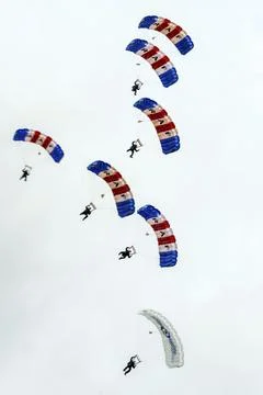 RAF Falcons Display Team Foto stock