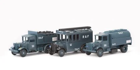 RAF Ground Crew Support Vehicles 库存照片