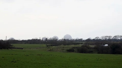 RAF Menwith Hill Stock Footage 98684882