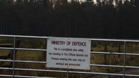 RAF Menwith Hill Stock Footage 98685191