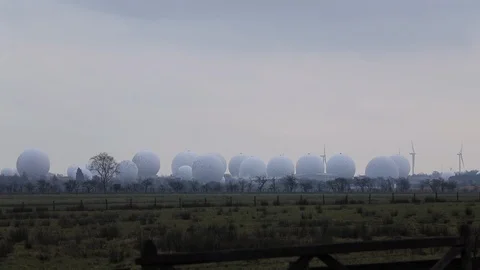 RAF Menwith Hill Stock Footage 98685407