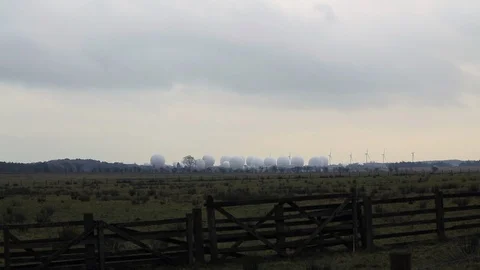 RAF Menwith Hill Stock Footage 98685563