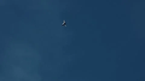 Rafale trainning in the valley Stock Footage 248690983