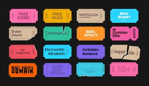 Raffle ticket 库存插图