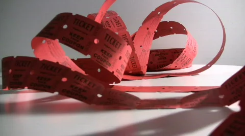 Raffle Tickets Stock Footage 668168