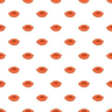 Rafflesia arnoldii flower seamless pattern vector illustration Illustrazione stock