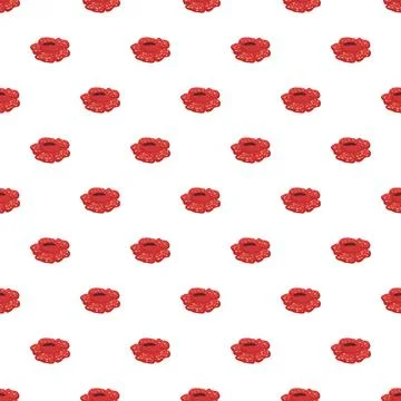 Rafflesia flower pattern exotic nature seamless botanical design Stock Illustration