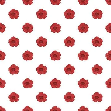 Rafflesia flower repeating pattern for tropical design 스톡 일러스트