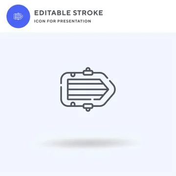 Raft icon vector, filled flat sign, solid pictogram isolated on white, logo 스톡 일러스트