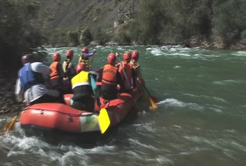 Rafting 1 Stock Footage 361873