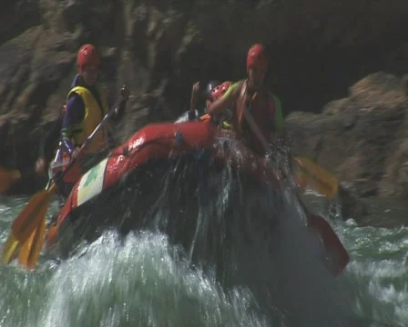 Rafting 2 P Stock Footage 514301