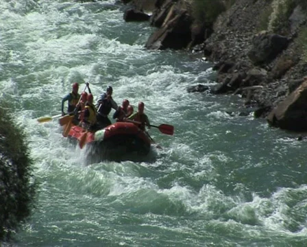 Rafting 4 P Stock Footage 514320
