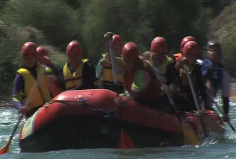 Rafting 6 Stock Footage 361947