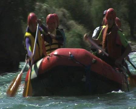 Rafting 6 P Stock Footage 514332
