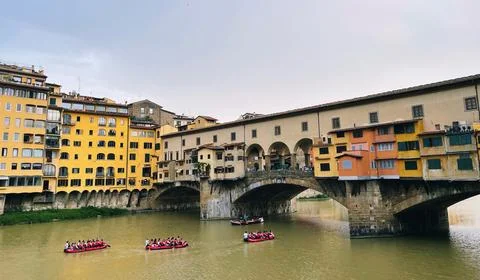 Rafting Florence Foto stock