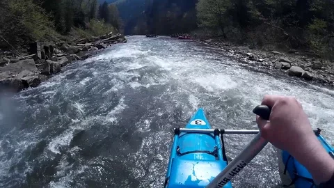 Rafting Stock Footage 100652032