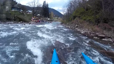 Rafting Stock Footage 100652078