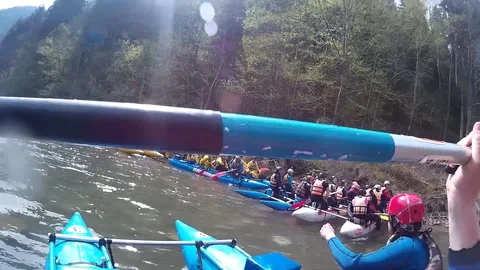 Rafting Stock Footage 100652152
