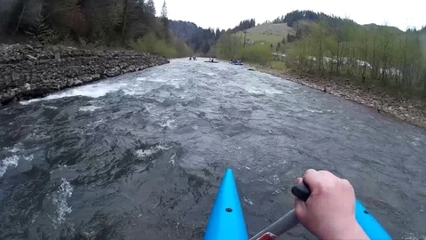 Rafting Stock Footage 101058576