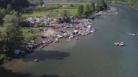 Rafting on river Drina Vidéo 46684618